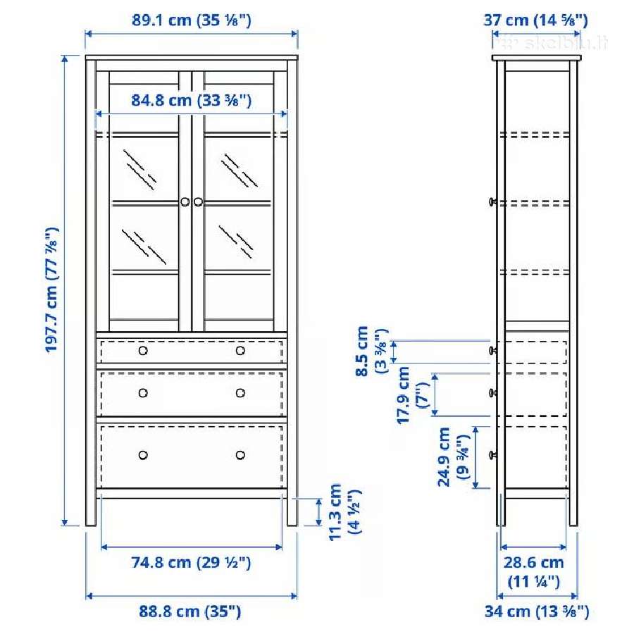 Ikea Hemnes spintelė - nuotraukos Nr. 2