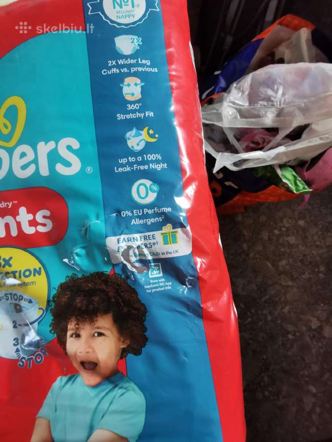 Pampers sauskelnes 6 dydis - nuotraukos Nr. 2