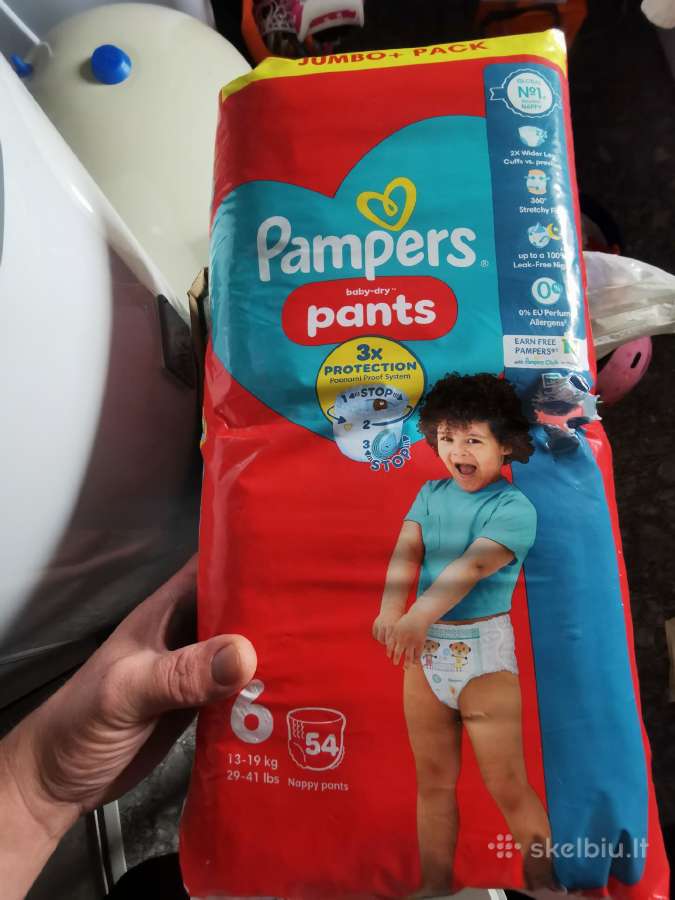 Pampers sauskelnes 6 dydis - nuotraukos Nr. 4