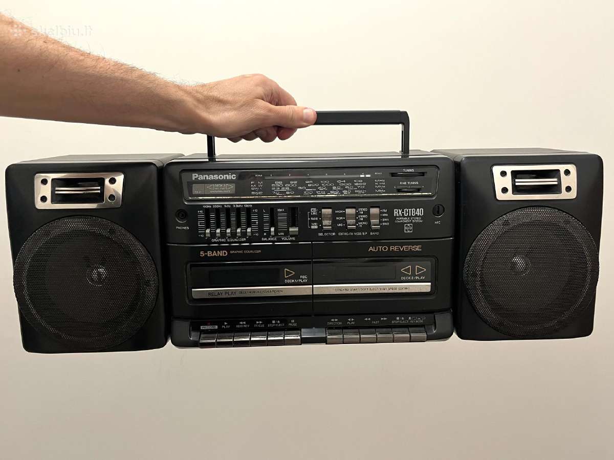 Magnetofonas-boombox Panasonic Rx-ct840 - nuotraukos Nr. 4