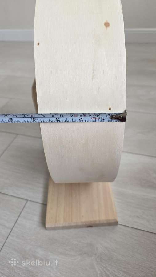 Medinis bėgimo ratas graužikams žiūrkėnams 33cm - nuotraukos Nr. 8