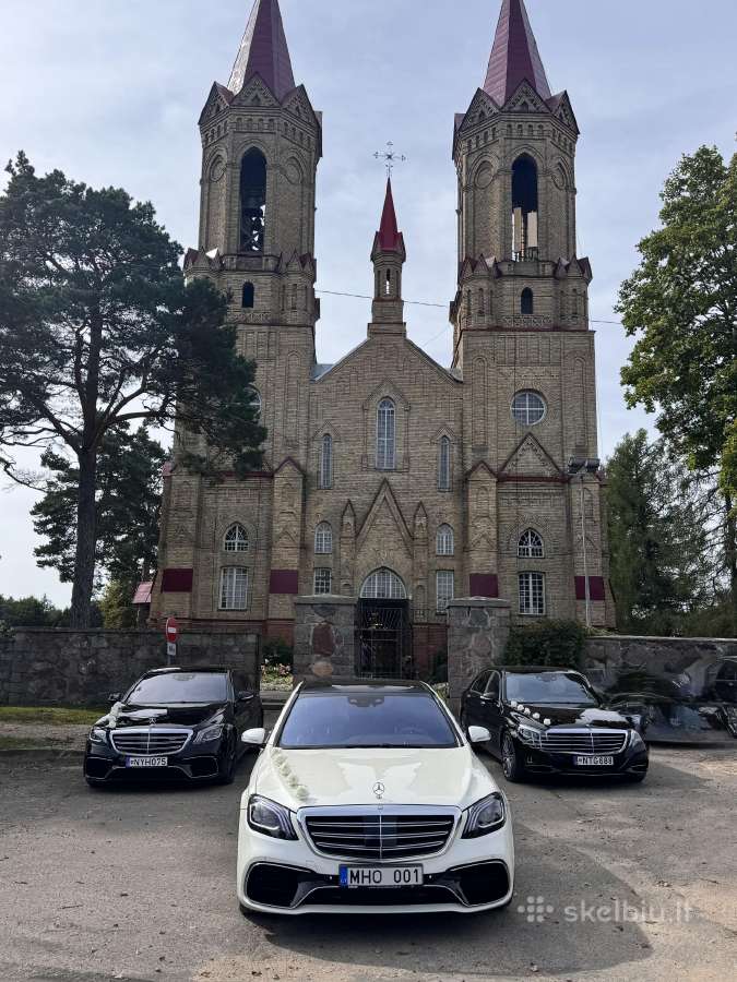 Prabangių Mercedesu s klasės w222 nuoma vestuvėms - nuotraukos Nr. 38