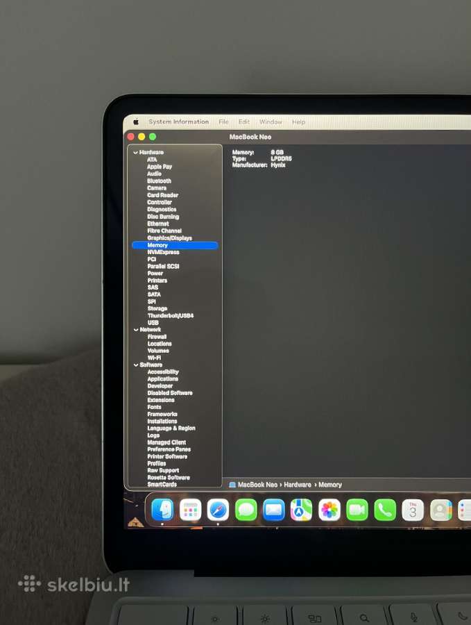 MacBook Neo 256gb/8gb - nuotraukos Nr. 10