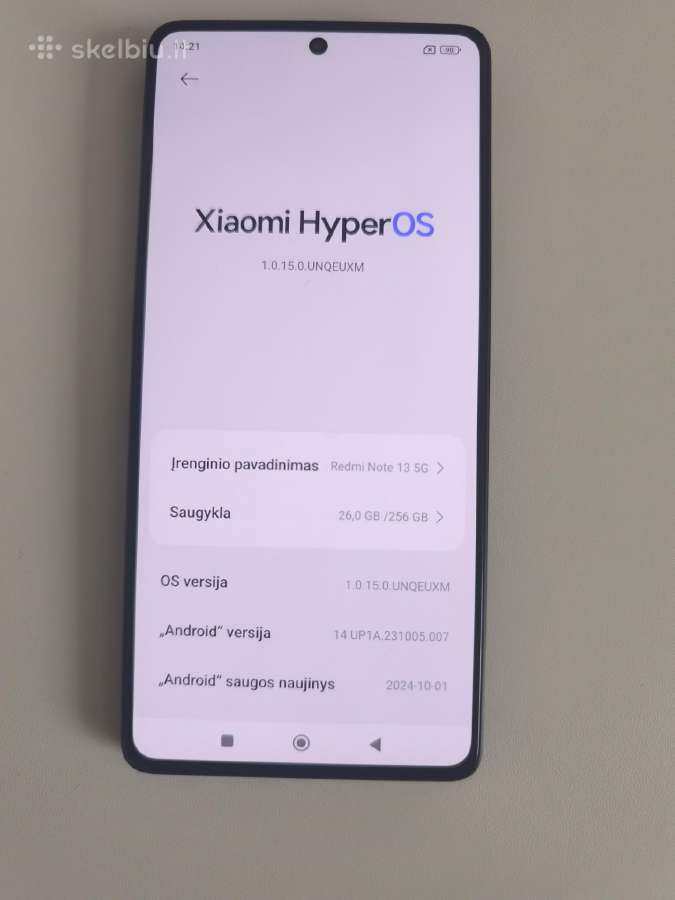 Telefonas Telefonai Xiaomi Redmi Note 13 256gb 5G - nuotraukos Nr. 3
