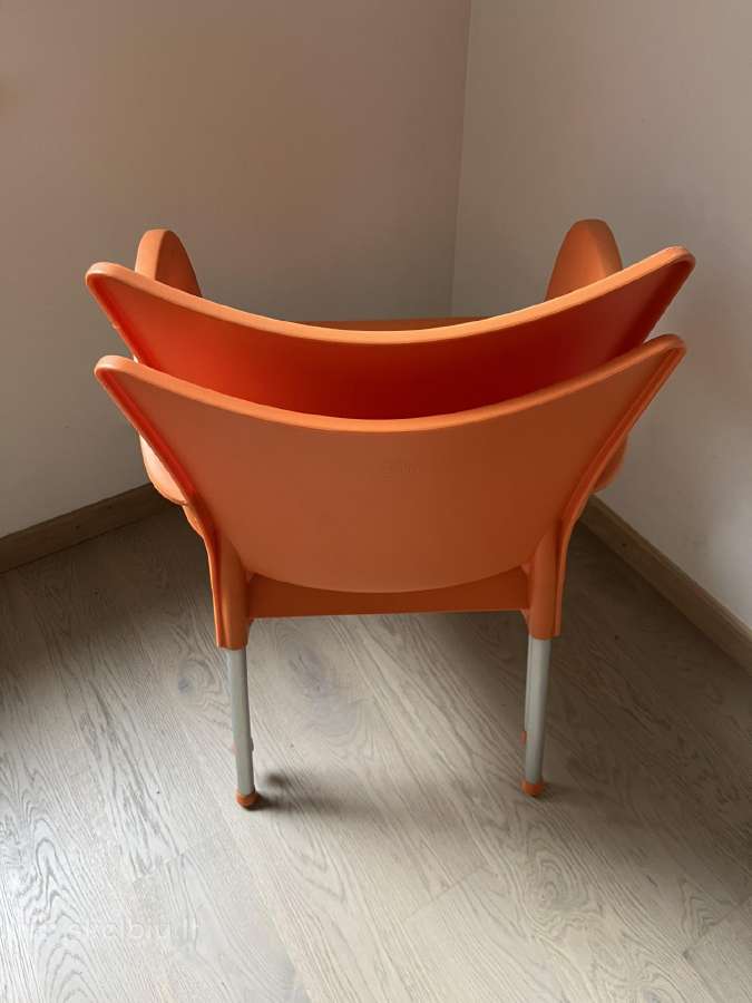 Kėdės plastikinės 2 vnt. - nuotraukos Nr. 3