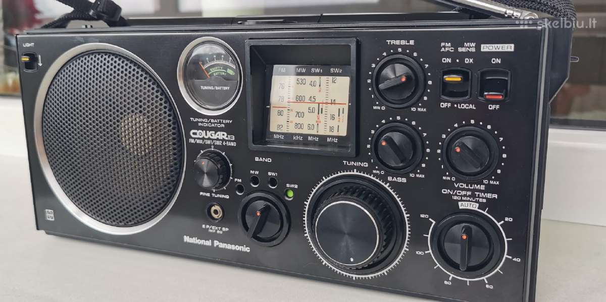 Panasonic Cougar 113 Rf-11130 Fm / Mw / Sw Radijas - nuotraukos Nr. 13