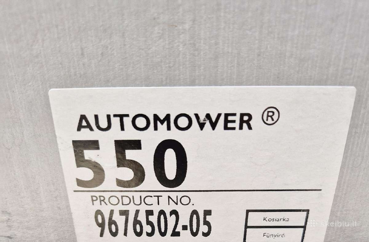 Husqvarna Automower 550, Rw2025 - nuotraukos Nr. 2