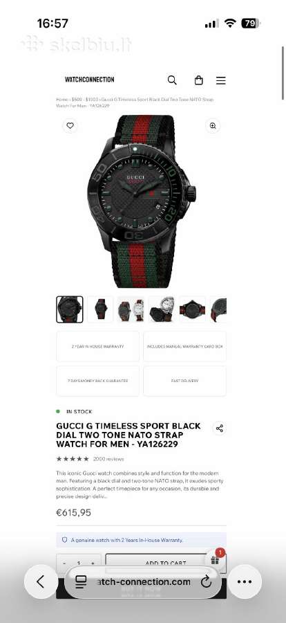 Gucci G-timeless - nuotraukos Nr. 24