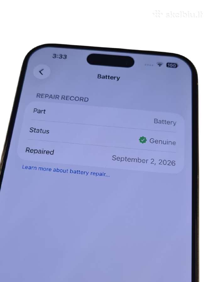 iPhone 15 Pro Max 1tb + 3 mėn. garantija - nuotraukos Nr. 6