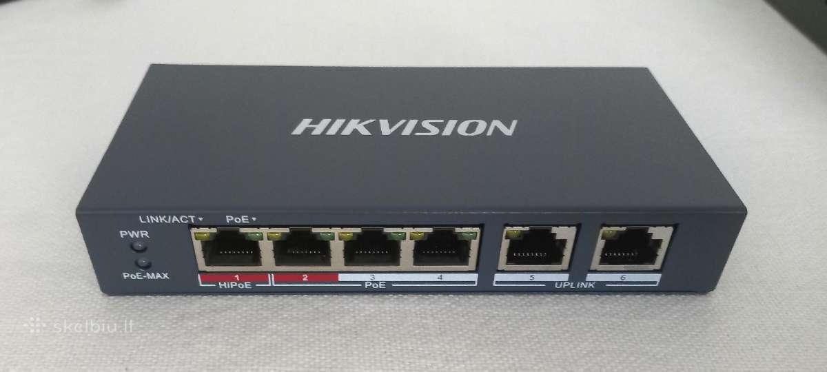 Naudotas Hikvision vaizdo stebėjimo komplektas - nuotraukos Nr. 8