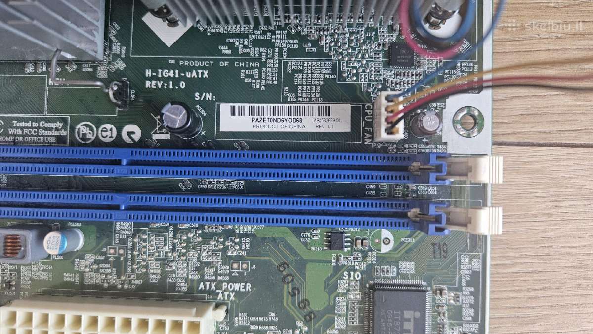 Pagrindinė plokste Hp H-ig41-uatx, proc. Intel - nuotraukos Nr. 3
