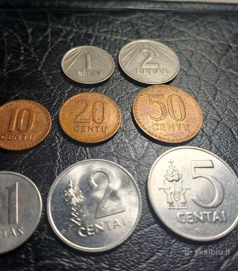 1991m. Monetų rinkinukas (be 5litų) - nuotraukos Nr. 2