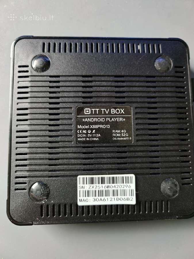Android TV Box "X88pro 13" - nuotraukos Nr. 2