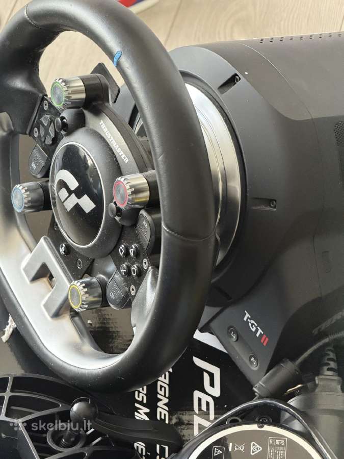 Thrustmaster T-GT II vairas + T-lcm pedalai - nuotraukos Nr. 2
