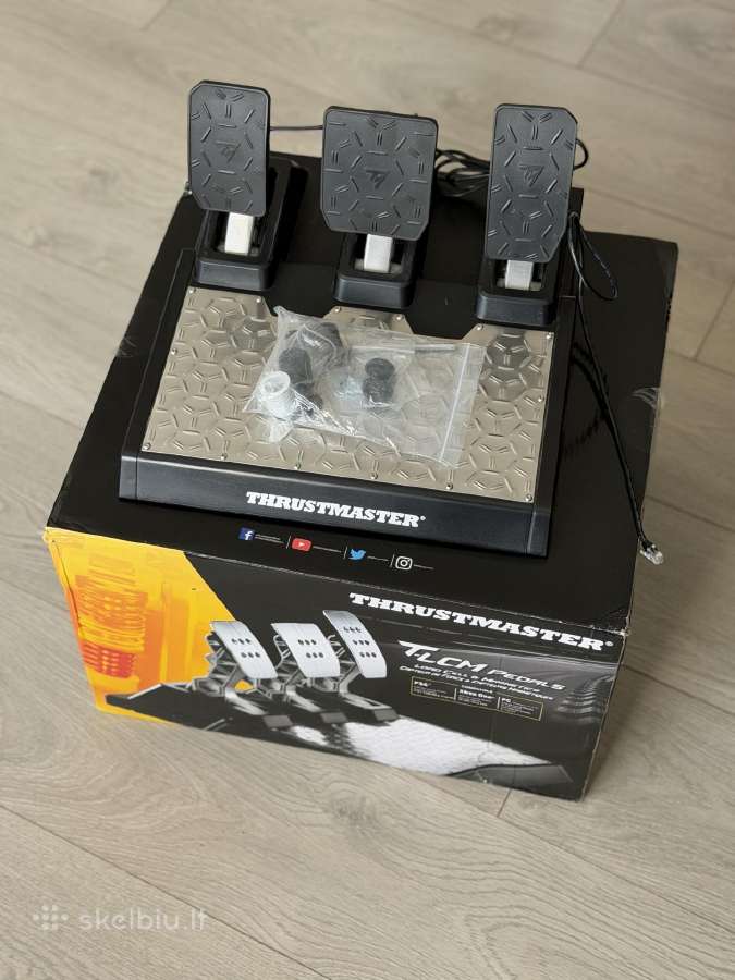 Thrustmaster T-GT II vairas + T-lcm pedalai - nuotraukos Nr. 4