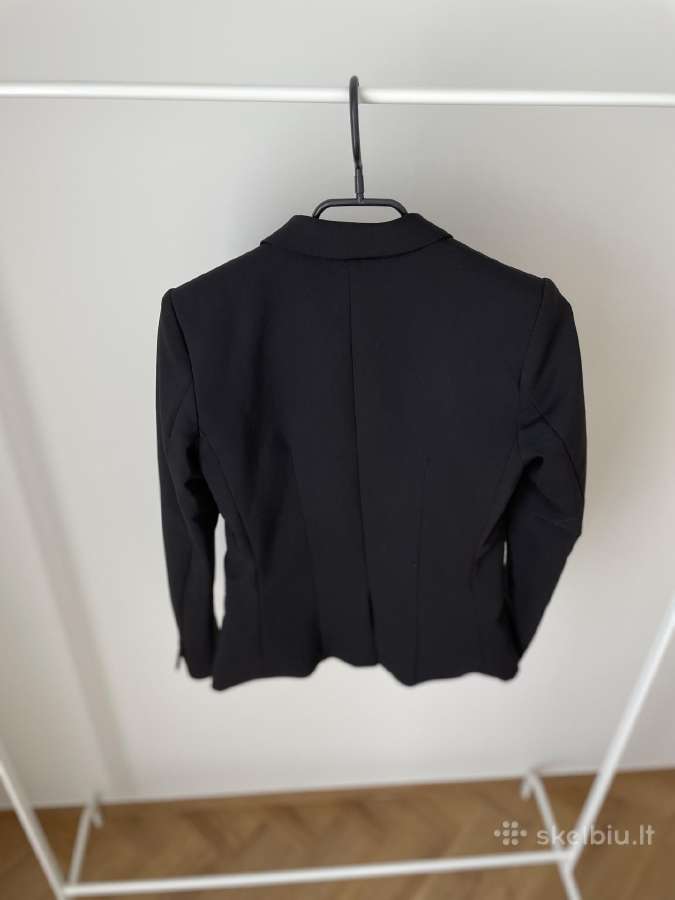 H&m juodas klasikinis švarkas 34 dydis - nuotraukos Nr. 6