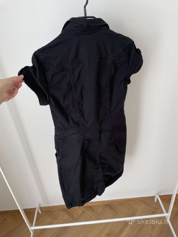 Lindex juoda džinsinio tipo suknelė 36 dydis - nuotraukos Nr. 4