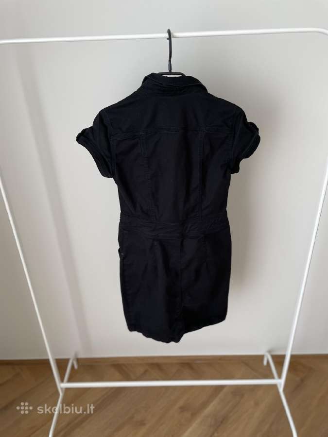 Lindex juoda džinsinio tipo suknelė 36 dydis - nuotraukos Nr. 5