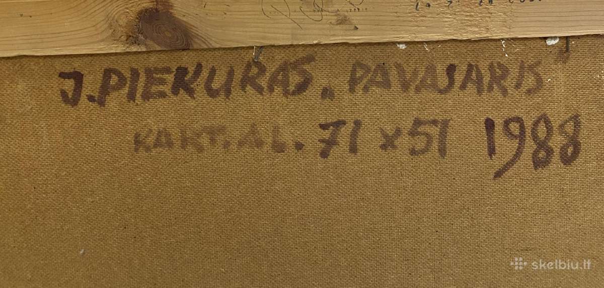 Paveikslas Igoris Piekuras “pavasaris 1988m - nuotraukos Nr. 4