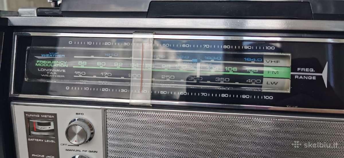 Zenith Trans-oceanic Royal D7000y Radijo Imtuvas - nuotraukos Nr. 3