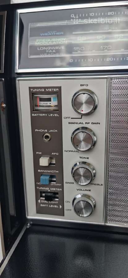 Zenith Trans-oceanic Royal D7000y Radijo Imtuvas - nuotraukos Nr. 4