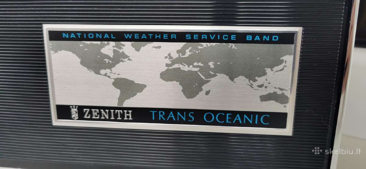 Zenith Trans-oceanic Royal D7000y Radijo Imtuvas - nuotraukos Nr. 13