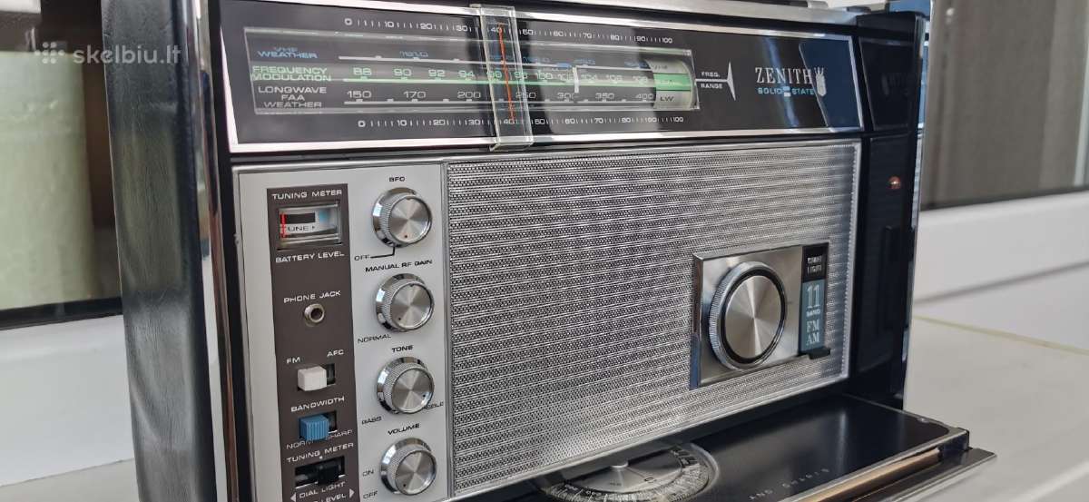 Zenith Trans-oceanic Royal D7000y Radijo Imtuvas - nuotraukos Nr. 21