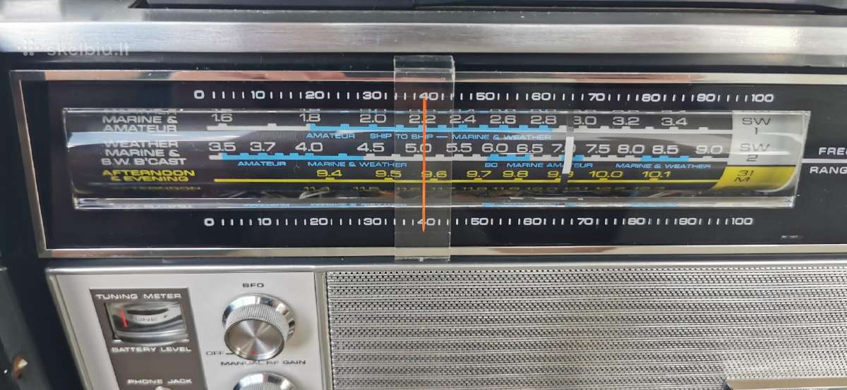 Zenith Trans-oceanic Royal D7000y Radijo Imtuvas - nuotraukos Nr. 22