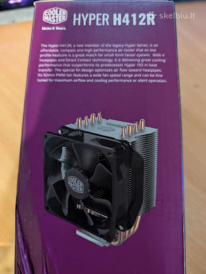 Motininės plokštės Cpu aušintuvas - nuotraukos Nr. 2