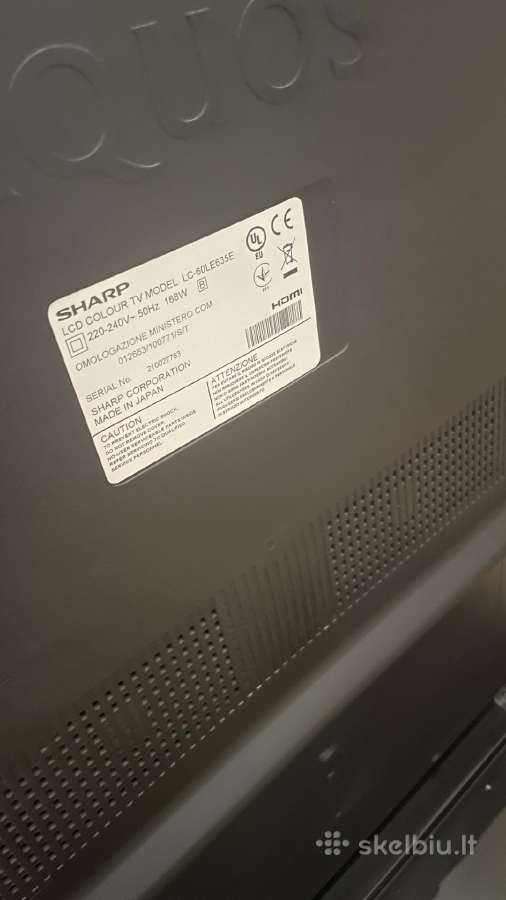 Parduodu 60 coliu Sharp Aquos televizoriu - nuotraukos Nr. 4
