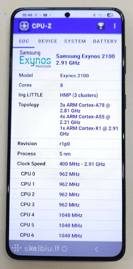 Samsung s21+ 256 GB 148 Eur - nuotraukos Nr. 29