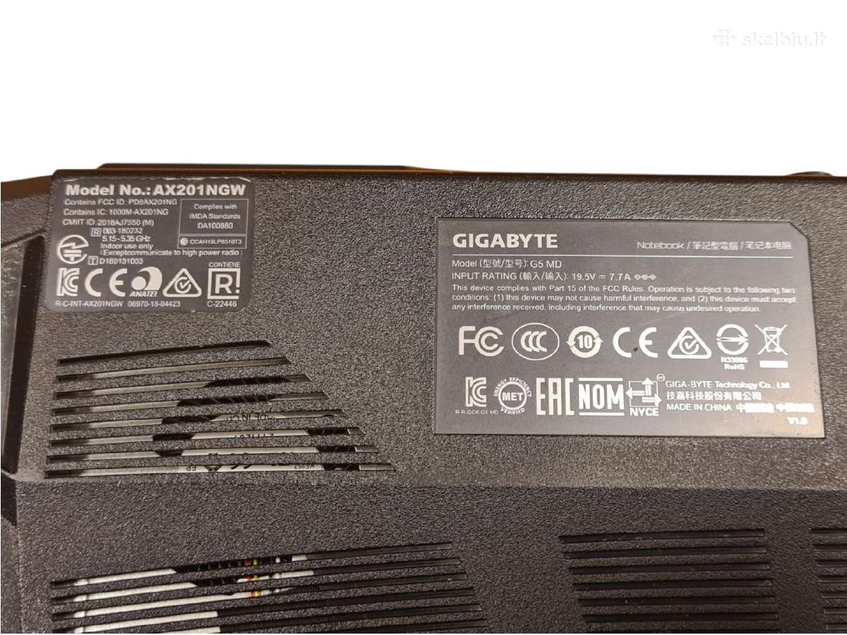 Gigabyte G5 Md – 11th i5-11400h / 16/512gb SSD - nuotraukos Nr. 13