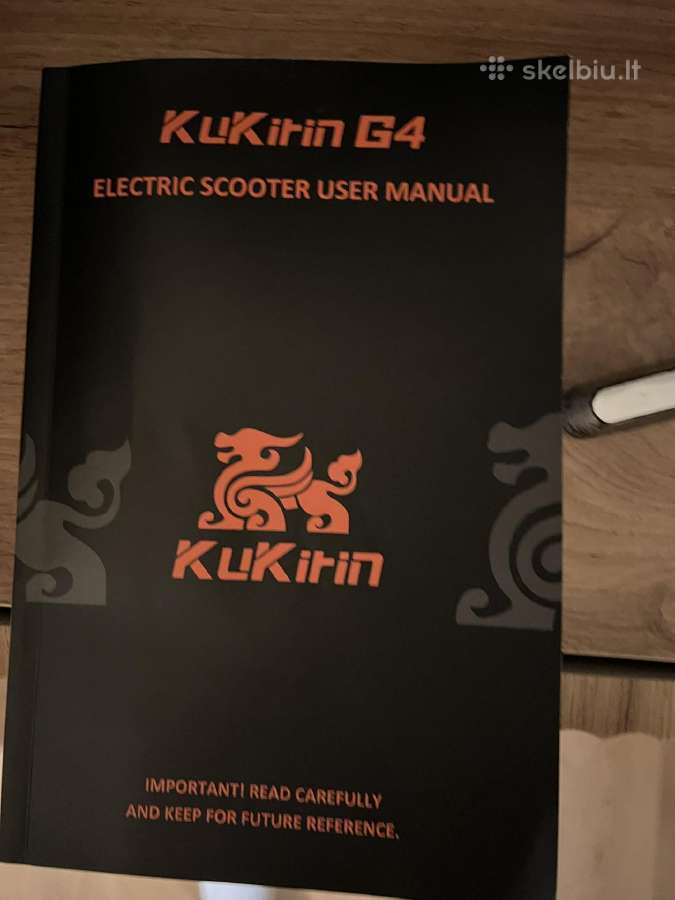 Naujas Kukirin G4 Elektrinis paspirtukas - nuotraukos Nr. 11