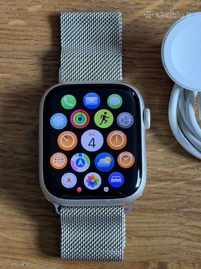 Apple Watch 8 45mm Silver - nuotraukos Nr. 3