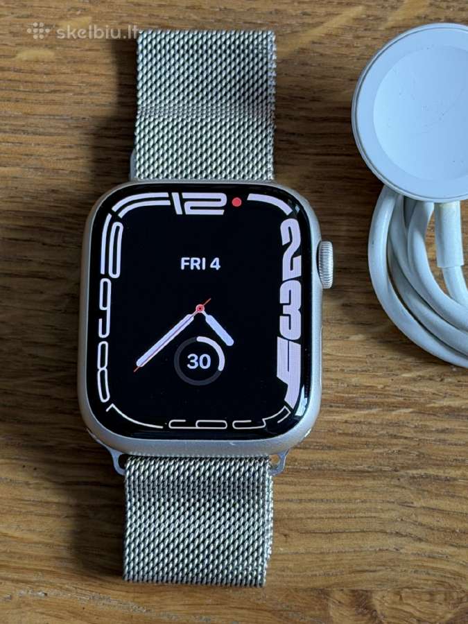 Apple Watch 8 45mm Silver - nuotraukos Nr. 4