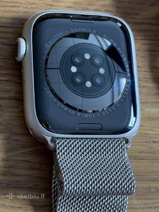 Apple Watch 8 45mm Silver - nuotraukos Nr. 6