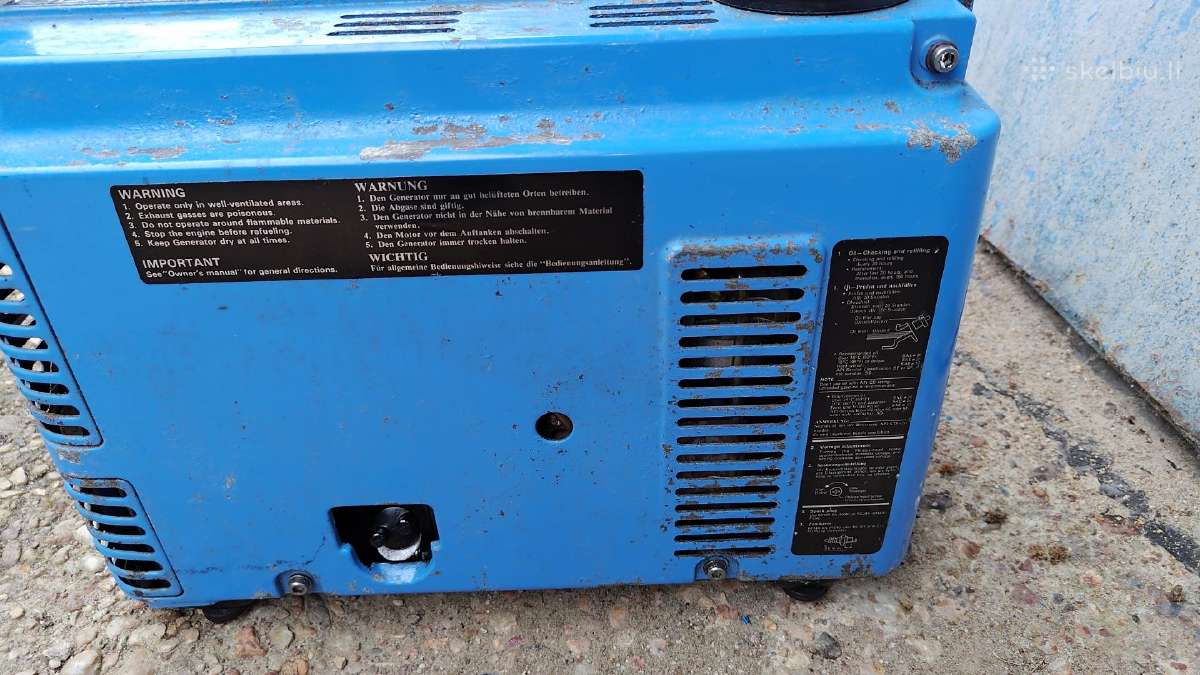 Naujas Generatorius ir naudotas Yamaha Ef600 - nuotraukos Nr. 7