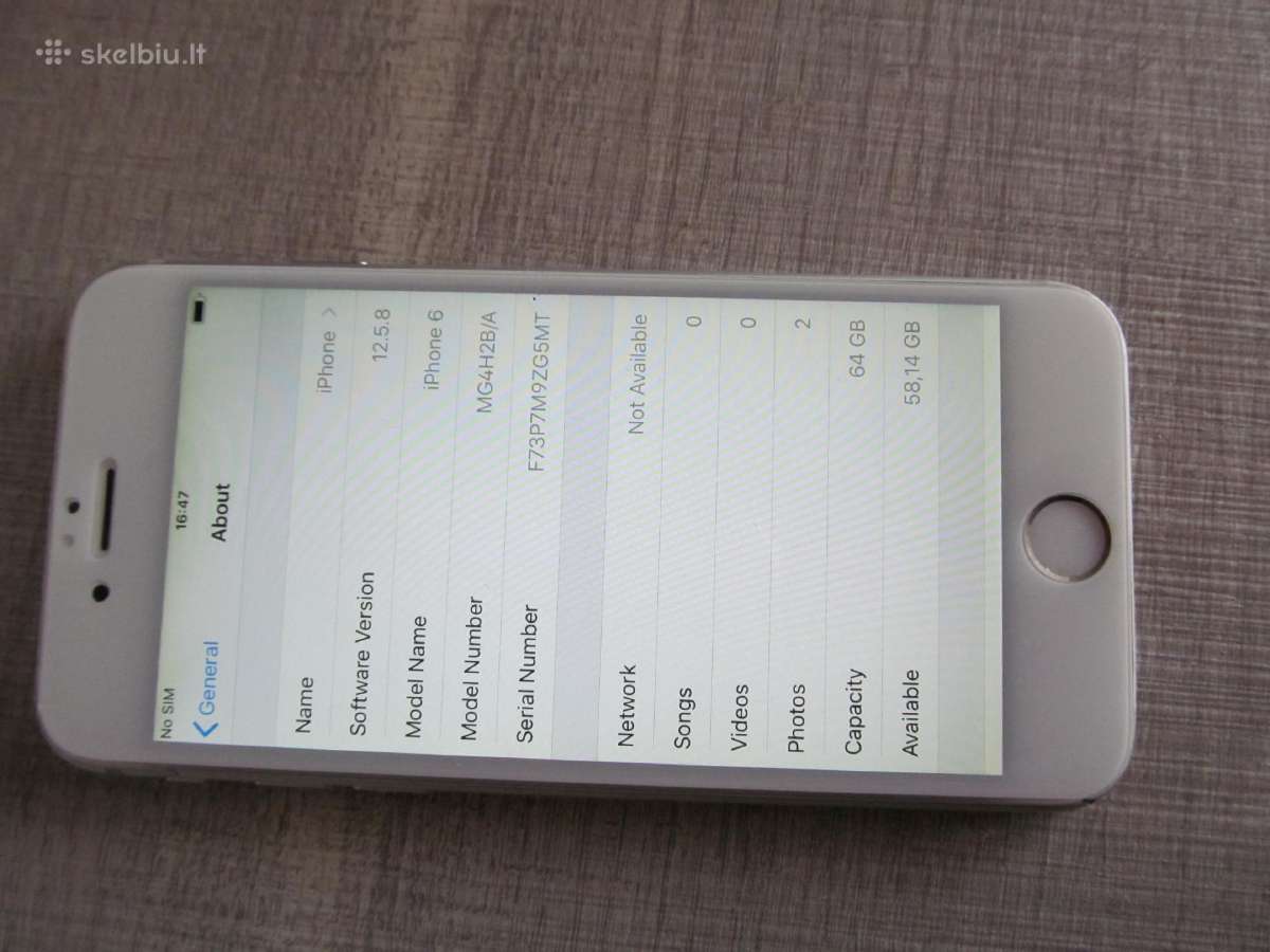 iPhone 6 64g - nuotraukos Nr. 3