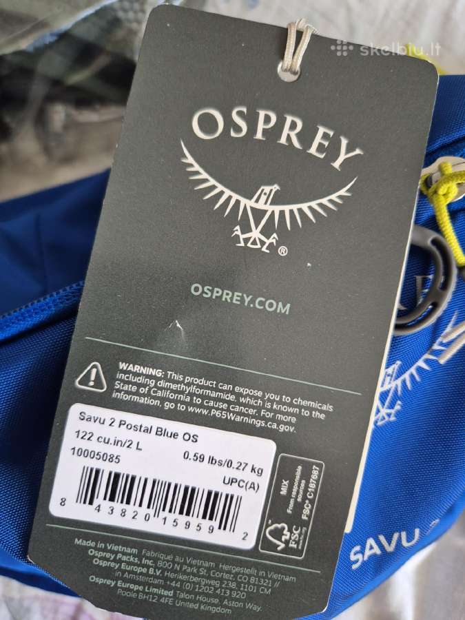 Osprey Savu 2 l dviratininko juosmens krepšys - nuotraukos Nr. 6