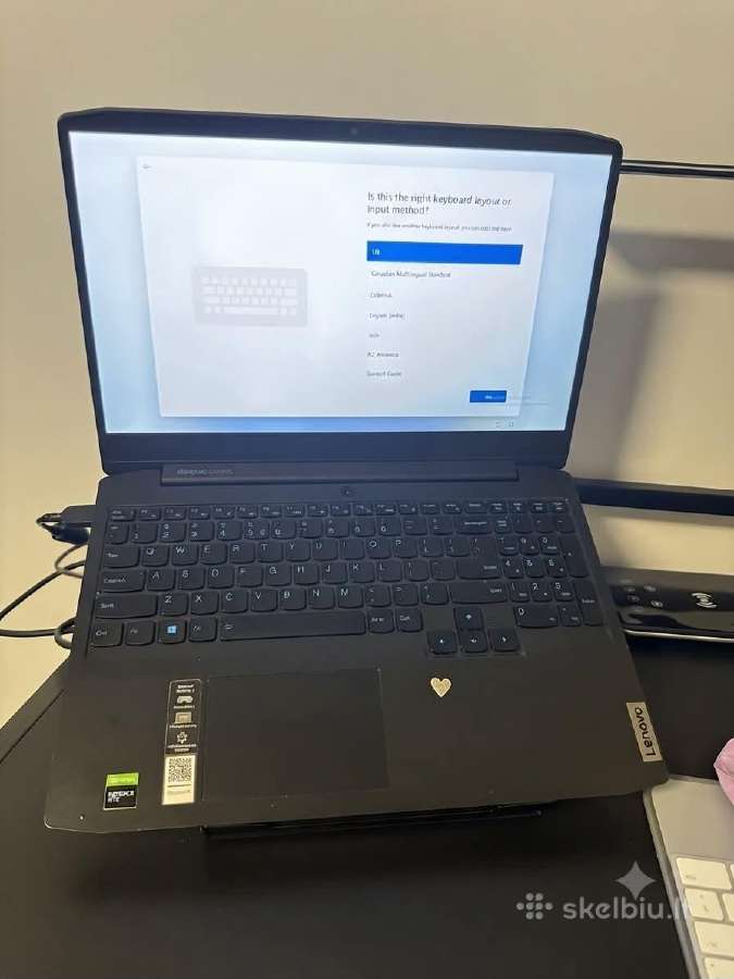 Lenovo Ideapad Gaming 3 nešiojamas kompiuteris - nuotraukos Nr. 5