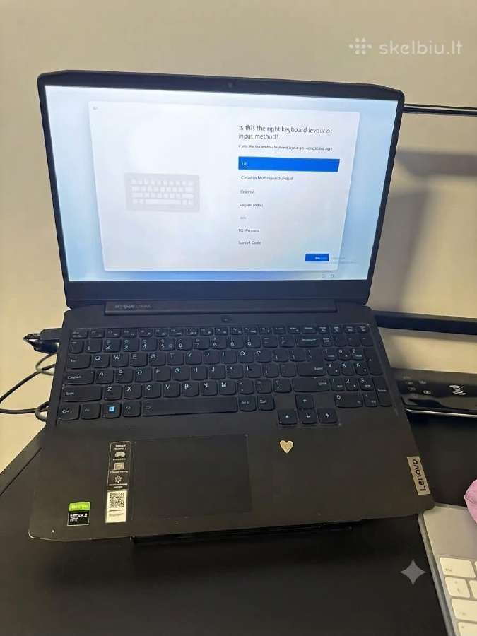 Lenovo Ideapad Gaming 3 nešiojamas kompiuteris - nuotraukos Nr. 6