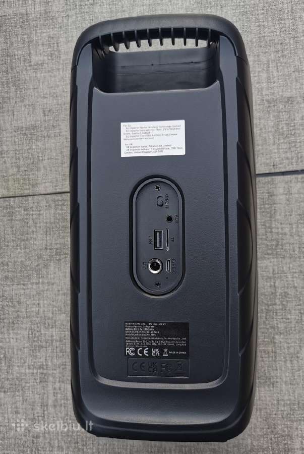 Nešiojama Bluetooth kolonėlė Am-2301 su Fm, Usb, T - nuotraukos Nr. 3