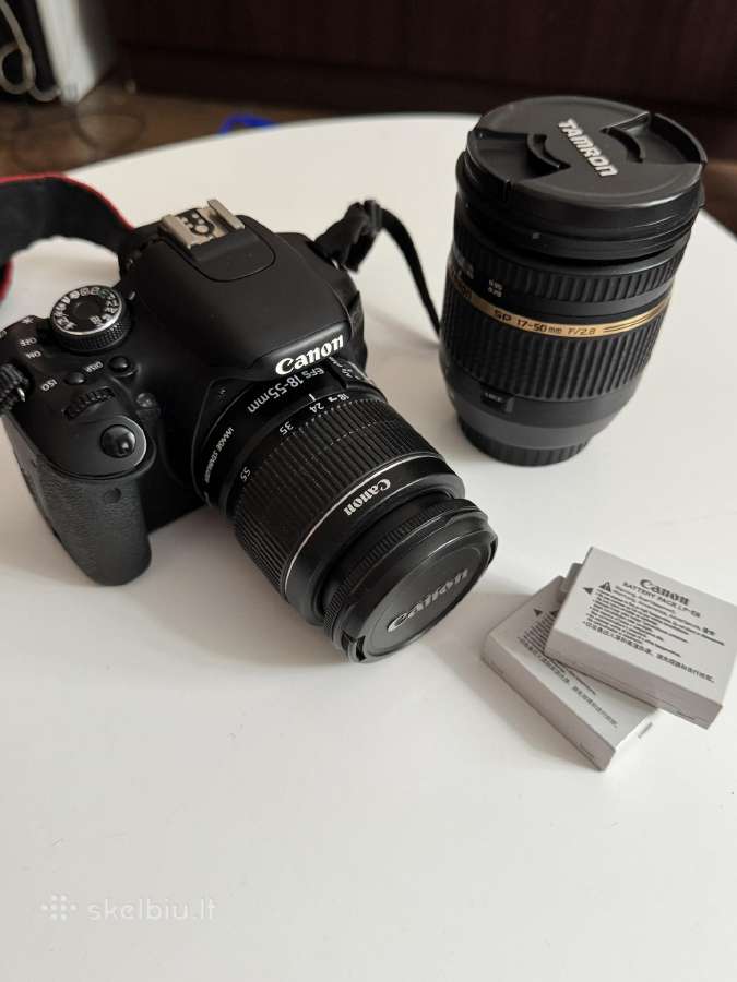 Canon EOS 600d fotoaparatas su Tamron Sp 17-50mm - nuotraukos Nr. 2