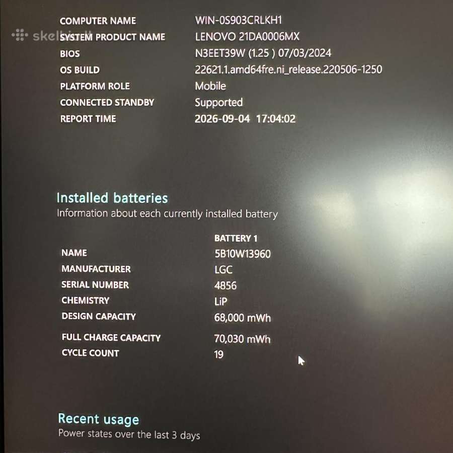 Lenovo Thinkpad T15p Gen3 i7-12700h Rtx 3070 - nuotraukos Nr. 10