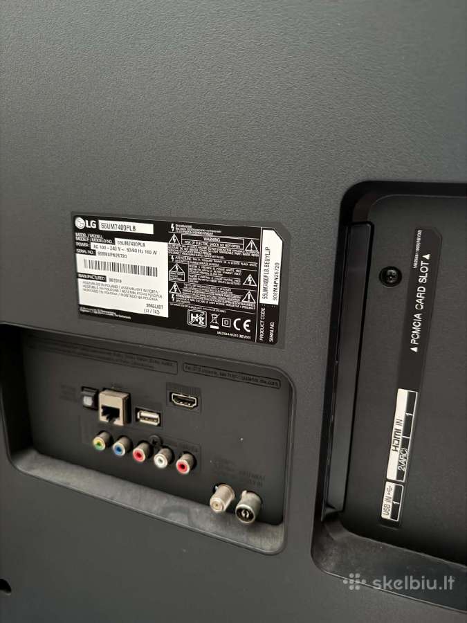 LG 55um7400plb 4k Ultra HD 140 cm - nuotraukos Nr. 4