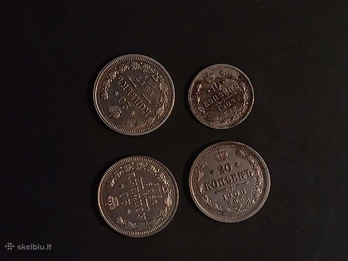 Carinės Rusijos sidabro monetos - nuotraukos Nr. 2