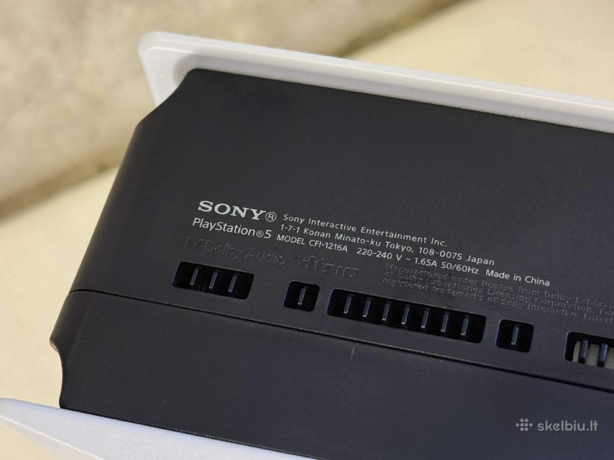 Sony Playstation 5 Disc Bluray 825gb Kaip naujas! - nuotraukos Nr. 8
