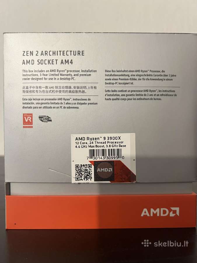 Naudota Amd Ryzen 9 3900x - nuotraukos Nr. 2