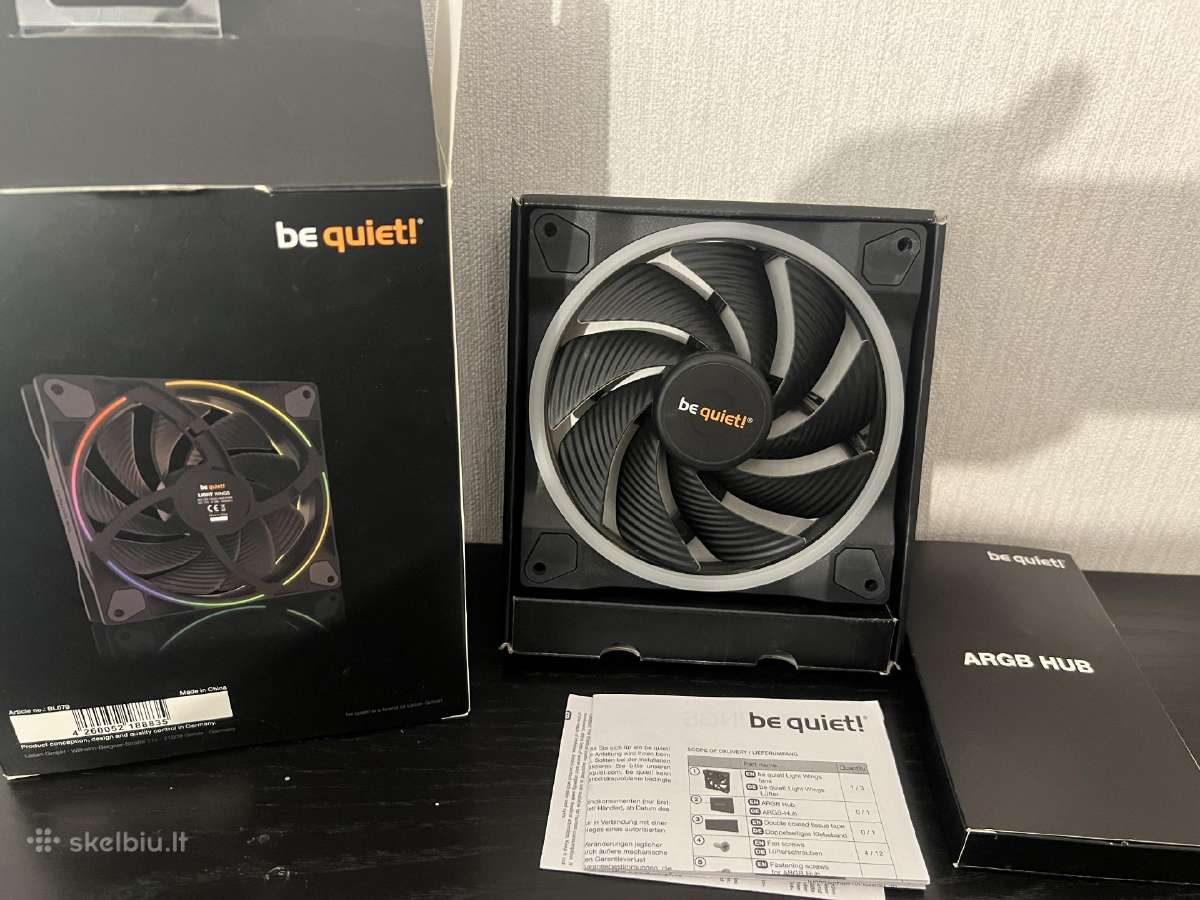 Be quiet! Light Wings 140mm Pwm Fan - nuotraukos Nr. 2