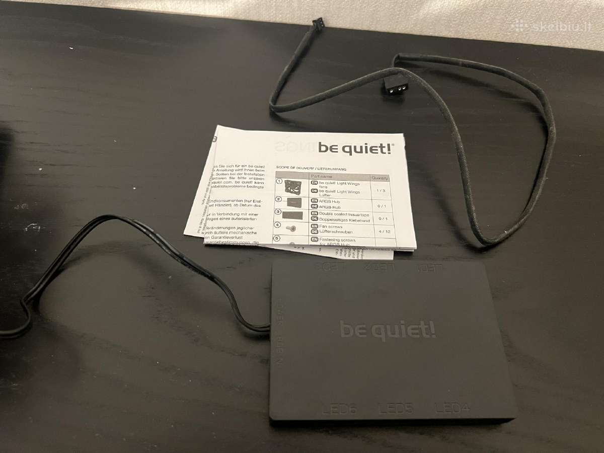 Be quiet! Light Wings 140mm Pwm Fan - nuotraukos Nr. 3